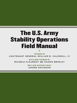 cover image of U.S. Army Stability Operations Field Manual